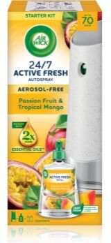 Air Wick Active Fresh Passion Fruit & Tropical Mango ambientador automático com recarga 228 kg. Active Fresh Passion Fruit & Tropical Mango