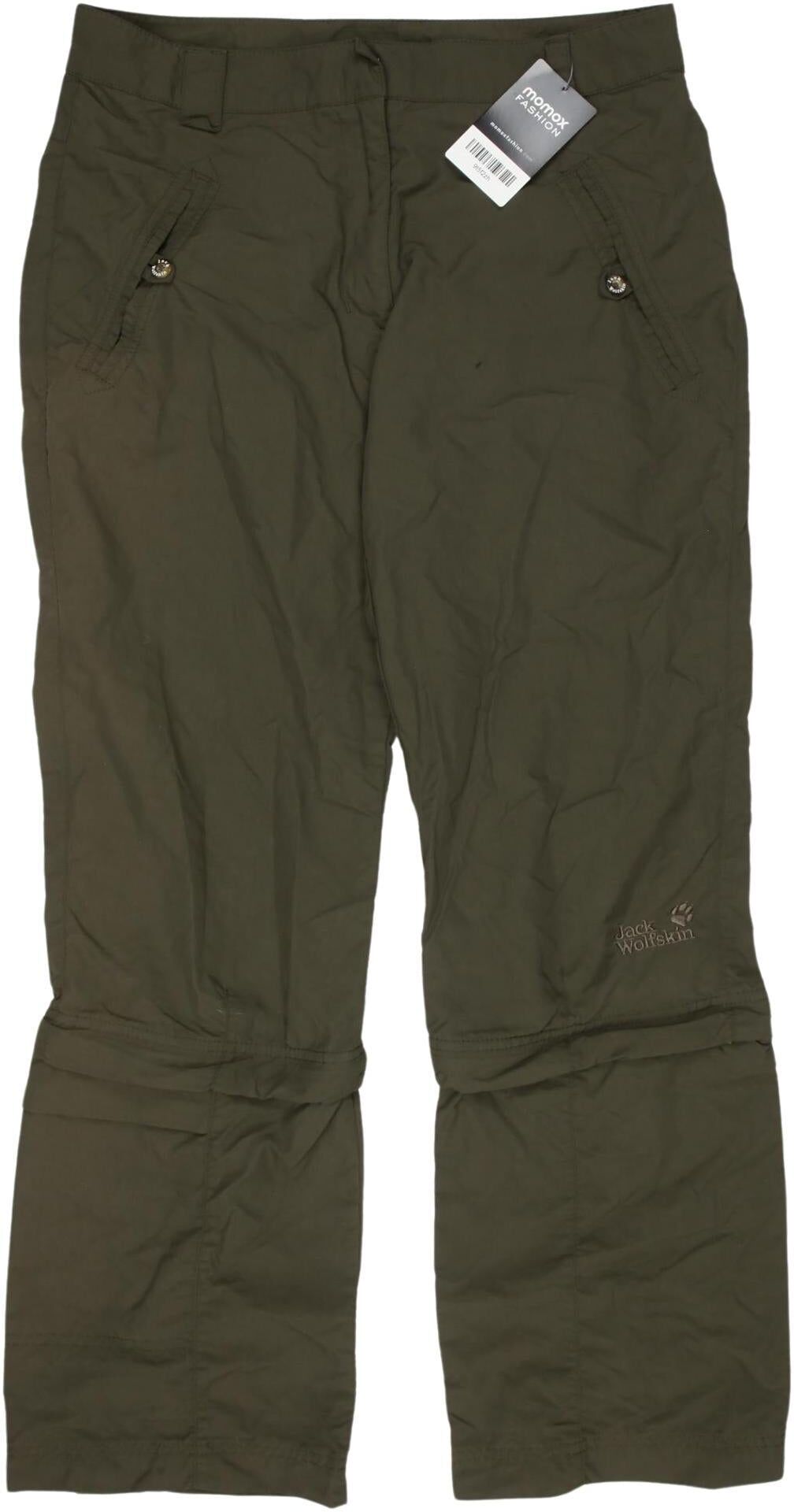 Jack Wolfskin Damen Stoffhose, Grün, Gr. W26, Synthetik - Second Hand