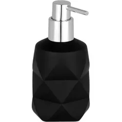 Kleine Wolke, Seifenspender + Seifenschale, Seifenspender Crackle 0.2 l, Schwarz