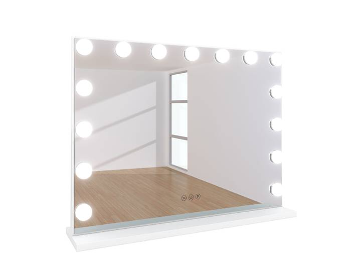 LED Spiegel EMMI 58 x 12 x 45 cm weiss