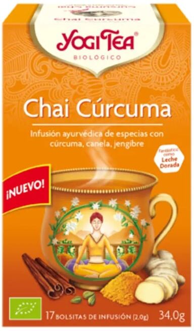Yogi Tea CHAI CÚRCUMA 17 Infusões
