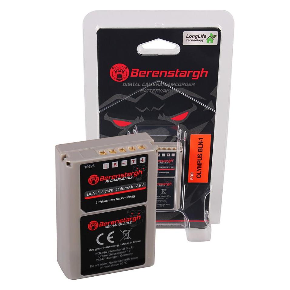 Berenstargh Olympus PS-BLN-1 (Kamera Akku) (12626 1140mAh)