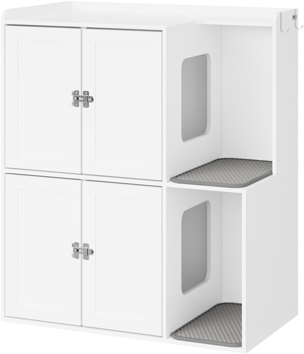SoBuy HAT09-E-W Kattenbakkast Wit