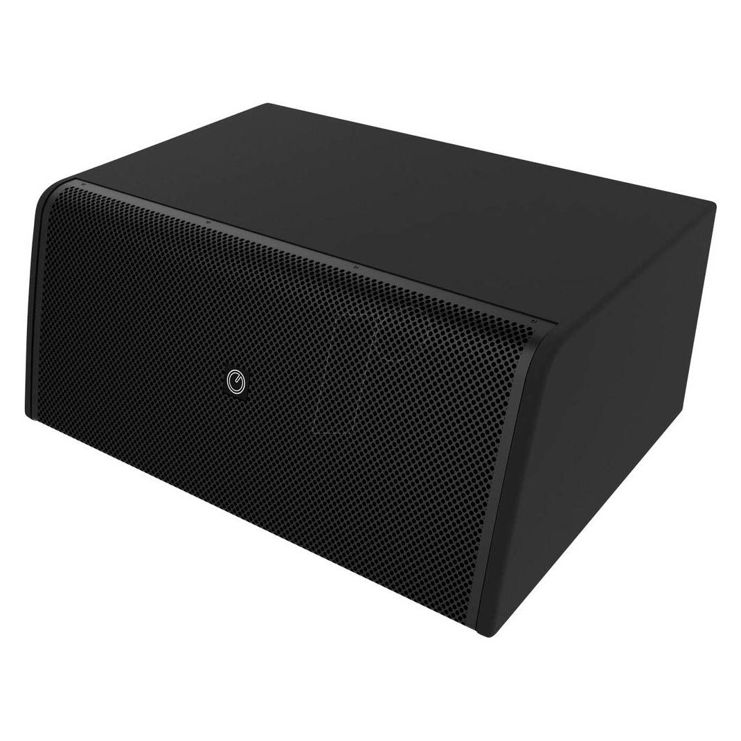 Intusonic 8SM300T 2x8 Zoll Subwoofer schwarz (203.20 mm, Aktiv, 300 W) (12604013)