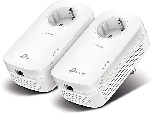 TP-Link TL-PA8010P KIT AV1300 Passthrough Powerline Adapter Set met 2 Gigabit-poorten, Wit