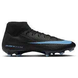 Nike Mercurial Air Zoom Superfly 10 Academy FG Fußballschuh schwarz/hellblau