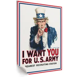 POSTER - 29x42 cm - James Montgomery Flagg - Haftbefehl