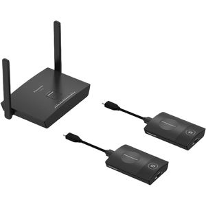 Panasonic Präsentationssystem PressIT TY-WPSC2, TY-WPSC2, 4K UHD, USB-C, Basis & 2 Sender