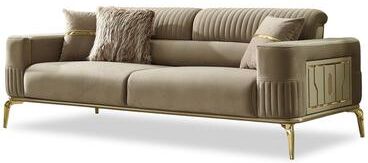Furnia Aria 3-Pieces One Sofa One Loveseat One Chair Living Room Set