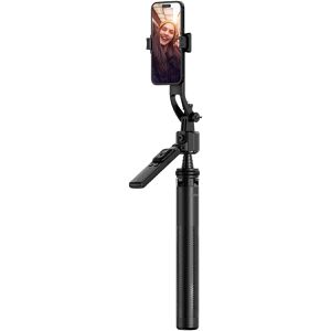 Rollei Easy Creator Quadpod mit AI Selfie-Stick, 50 bis 163 cm, für Smartphone, mit Stativ und Fernbedienung, 360° drehbar