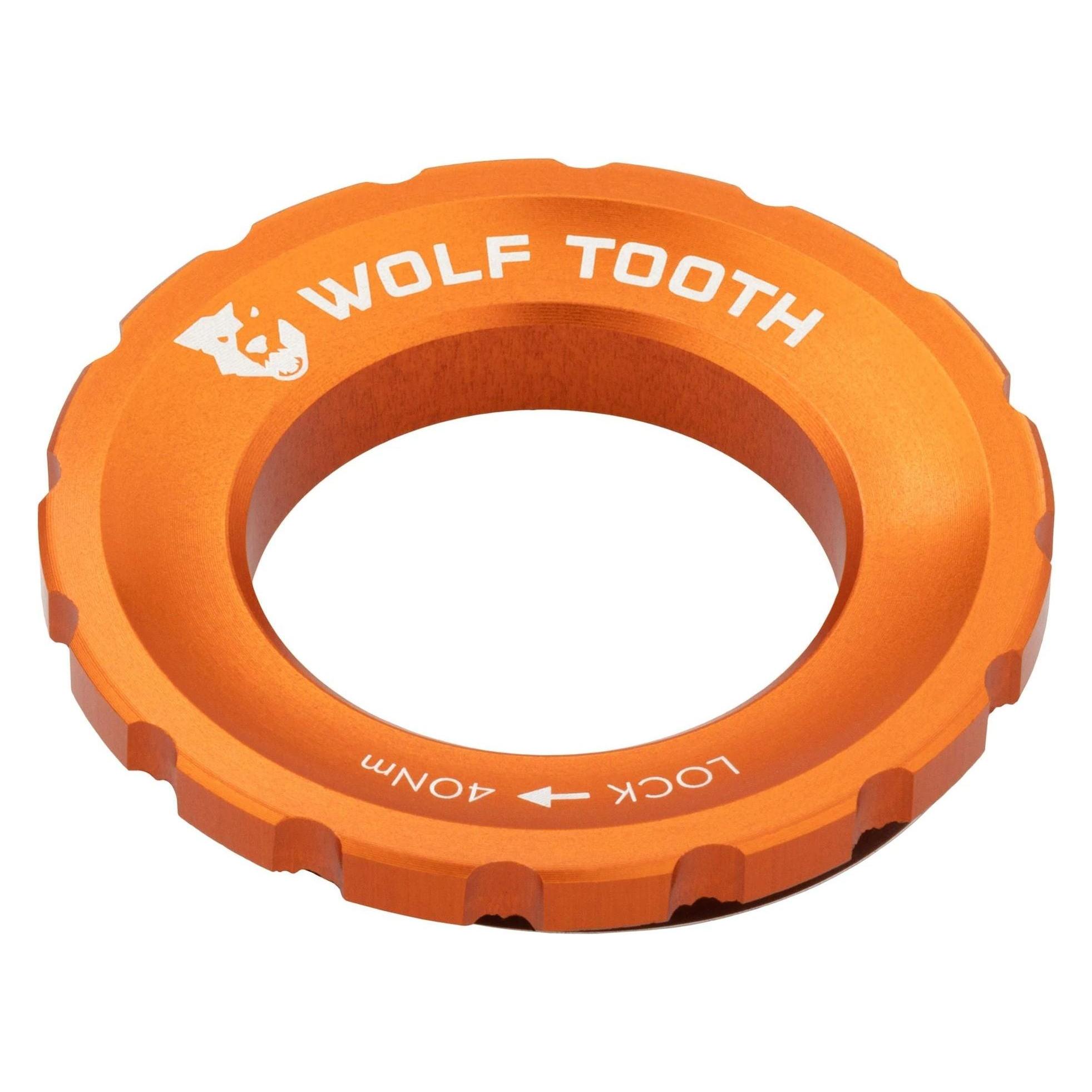 Wolf Tooth Center Lock Verschlussring (Scheibenbremse Center Lock) (RTR-LCKRNG-ORG)