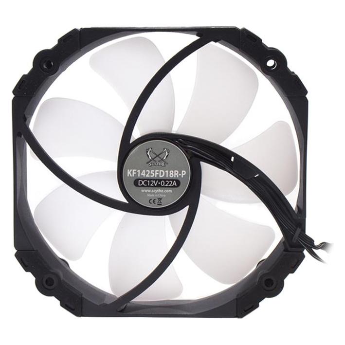 Scythe PC-Lüfter Kaze Flex 140 Round RGB PWM (140 mm, 1x) (KF1425FD18R-P)