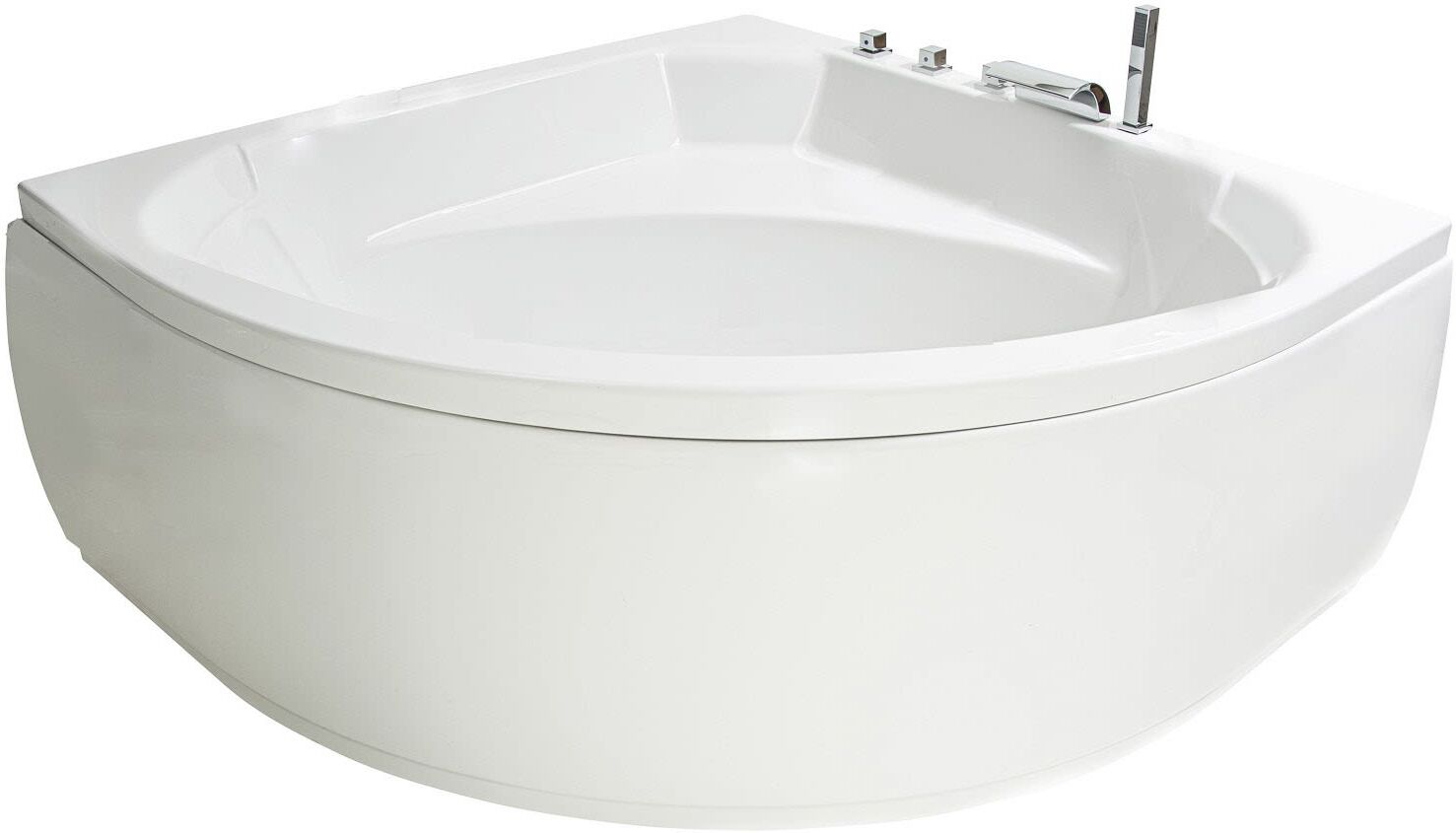 Caribia Apollo bathtub 155 x 155 cm with apron 80869