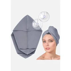 Haarturban 2er Pack - grau