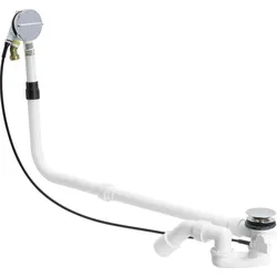 Viega Ab-und Überlauf Multiplex Trio, 6161.71 in 1070mmxDN40/50 verchromt 727727