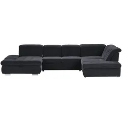 Kollektion Kraft Wohnlandschaft mit verschiedenen Funktionen Spencer ¦ blau ¦ Maße (cm): B: 382 H: 102 T: 260.0