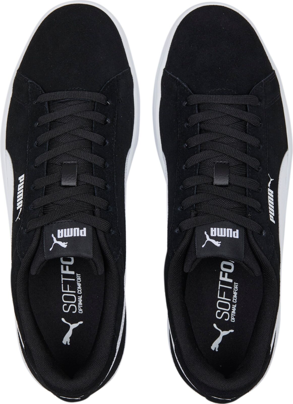 "SMASH 3.0" klassische Tennissport-Silhouette, gepufferter Schuhkragen puma schwarz, puma weiß 42,5