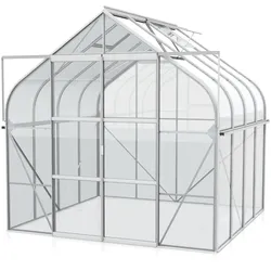 Vitavia Gewächshaus "Diana 6700",aluminium eloxiert,6,7 m2