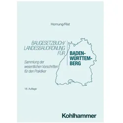 Baugesetzbuch/Landesbauordnung für Baden-Württemberg, Fachbücher von Martin Rist, Volker Hornung