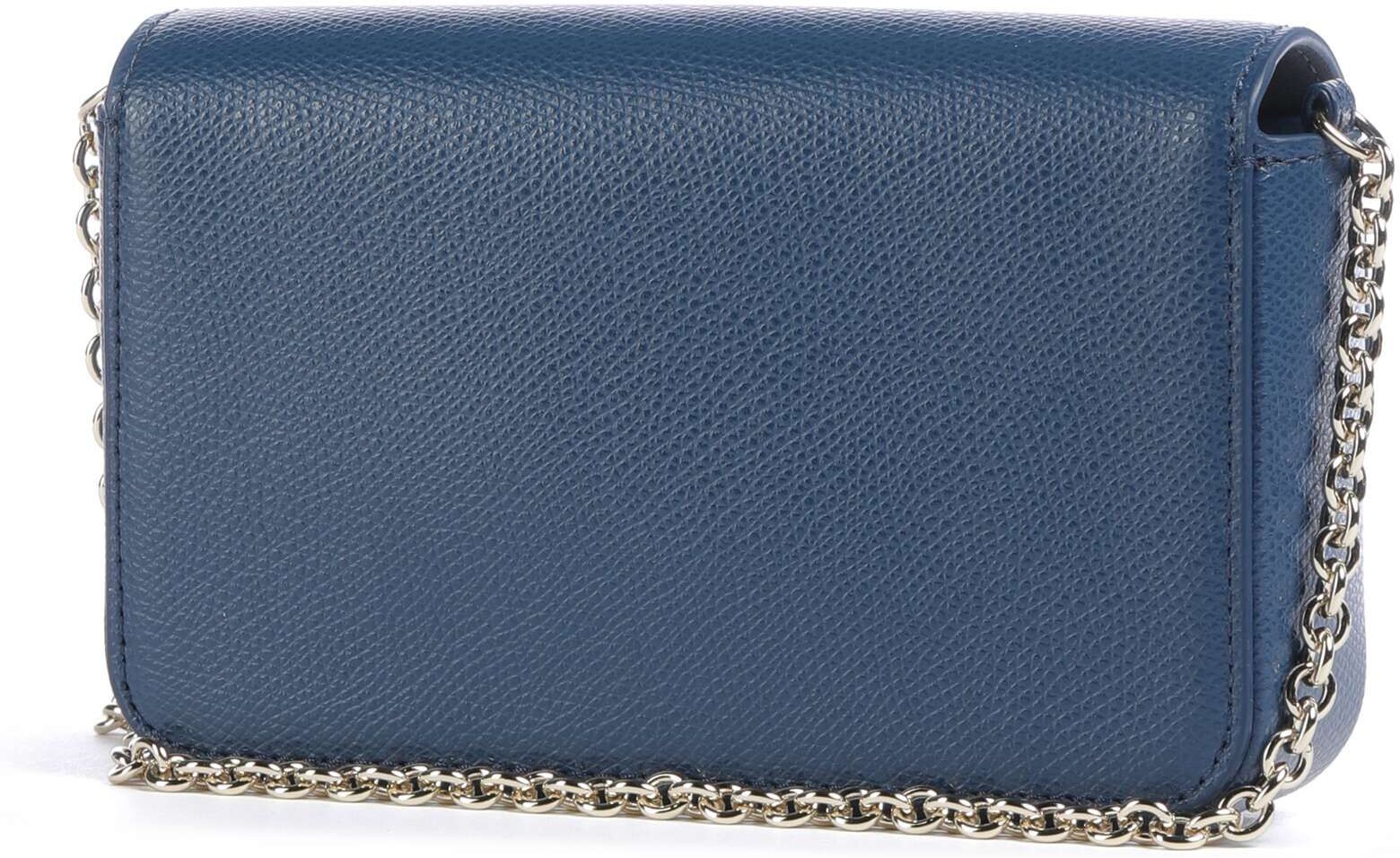 Furla 1927 Mini Umhängetasche aus Leder, blau
