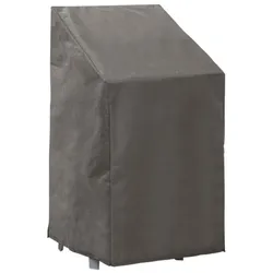 Winza Outdoor Covers Stapelsessel-Schutzhülle 66 x 128 cm Polypropylen Grau