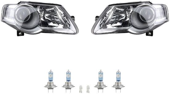 NP24 Scheinwerfer + Osram Night Breaker Laser passend für VW Passat 3C Satz Satz LR