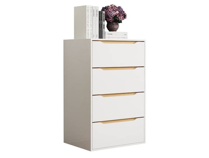 Kommode VCM Sideboard Kommode Nachttisch Schublade Malira XL , braun (weiß, honig, eiche), B:65cm T:48cm, Sideboards, Kommode