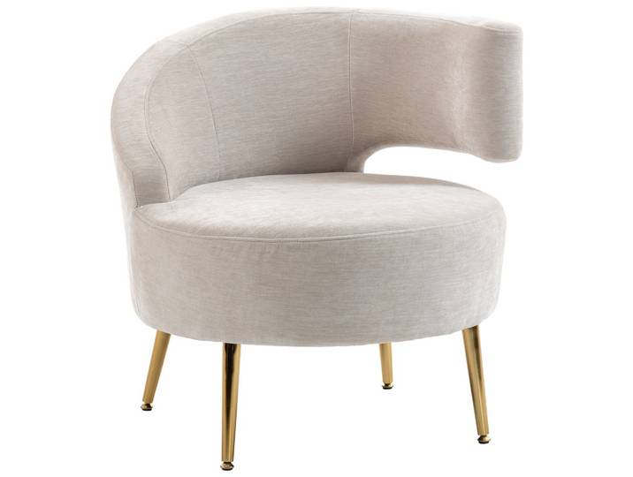 SESSEL Polyester Cremeweiß
