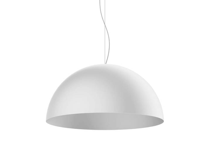 Cassis - lampe à suspension en métal blanc e27