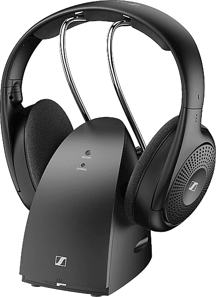 Auriculares - Sennheiser RS 120 W, Diadema, Para TV, Bluetooth, 20 h, Negro