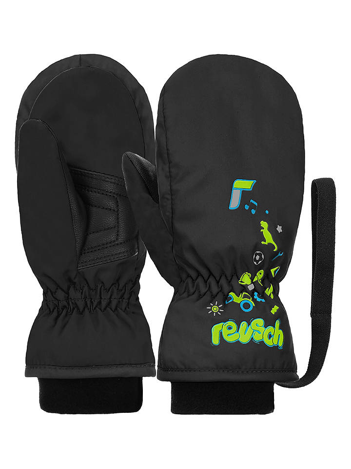 Fäustlinge "Reusch Kids" in Schwarz - 3/4