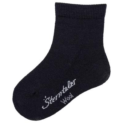 Sterntaler - Kid's Socken Wolle - Merinosocken 19-22 | EU 19-22 schwarz