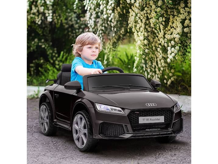 HOMCOM Voiture Enfant TT RS Télécommande Noir 12V