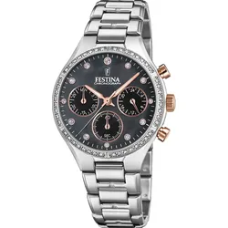 Festina Quarz Damen Boyfriend F20401/4 - schwarz,silber - 36.0mm