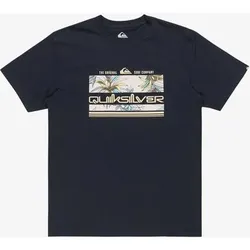 QUIKSILVER Herren Shirt TROPRAINBOWSS TEES, Größe S in Blau Blau