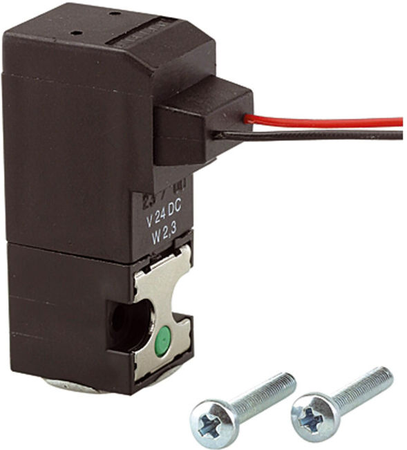 Riegler Mini électrovanne 3/2 NC, 12 VCC, câble 30 cm (MV 1052.2)