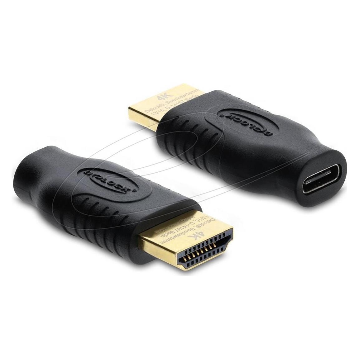 Delock USB Type-C zu HDMI Adapter (DP Alt Mode) 4K 60 Hz mit (HDMI) (61075)