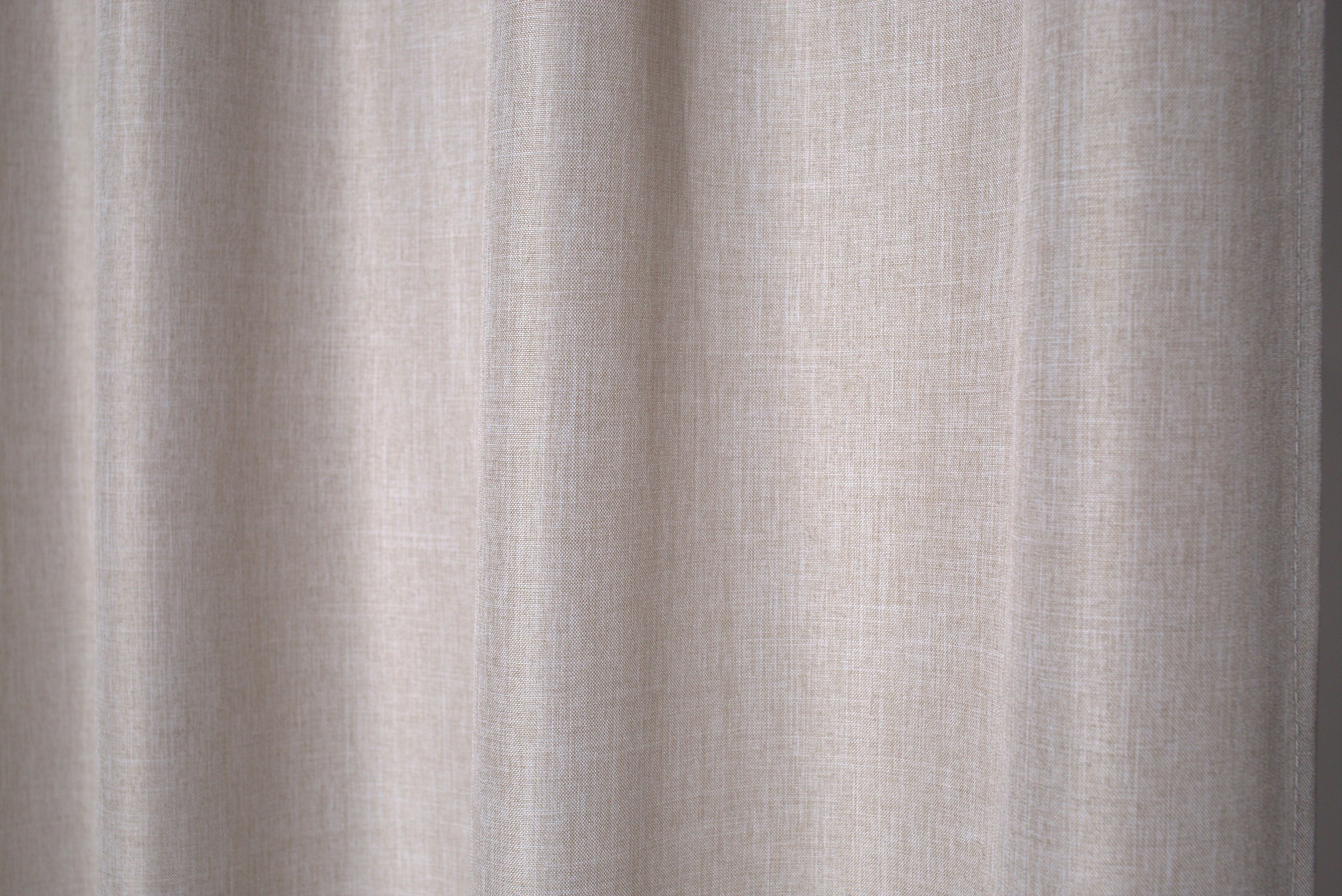 Gardine HOME WOHNIDEEN "OXFORD", beige (natur), B:135cm H:175cm, Voile, Obermaterial: 100% Polyester, Gardinen, Gardine, blickdicht
