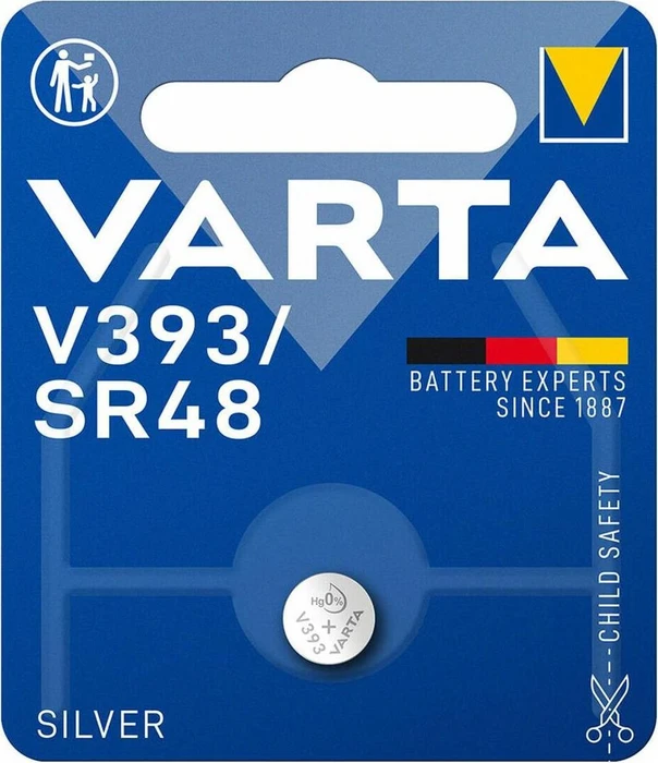 VARTA Spezialbatterie mit Silberoxid V393/SR48 - 1 Stück