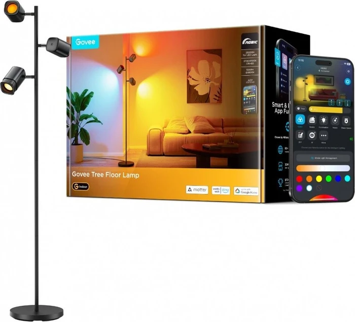 Govee Tree Lamp RGBICWW Matter Stehleuchte