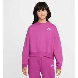 NIKE Kinder Sweatshirt Nike Sportswear Club Fleece Girls', Größe XL in Lila Lila