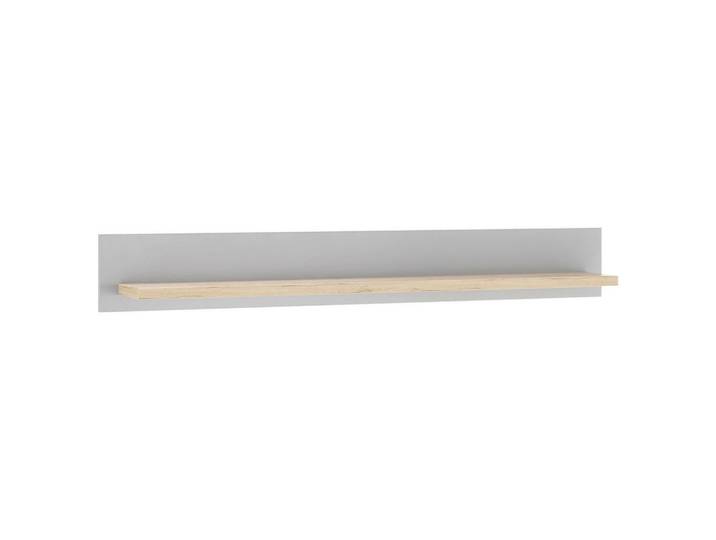 Mid.you Wandboard, Eiche, Hellgrau, 150x20x19 cm, Küchen, Küchenmöbel, Küchenregale