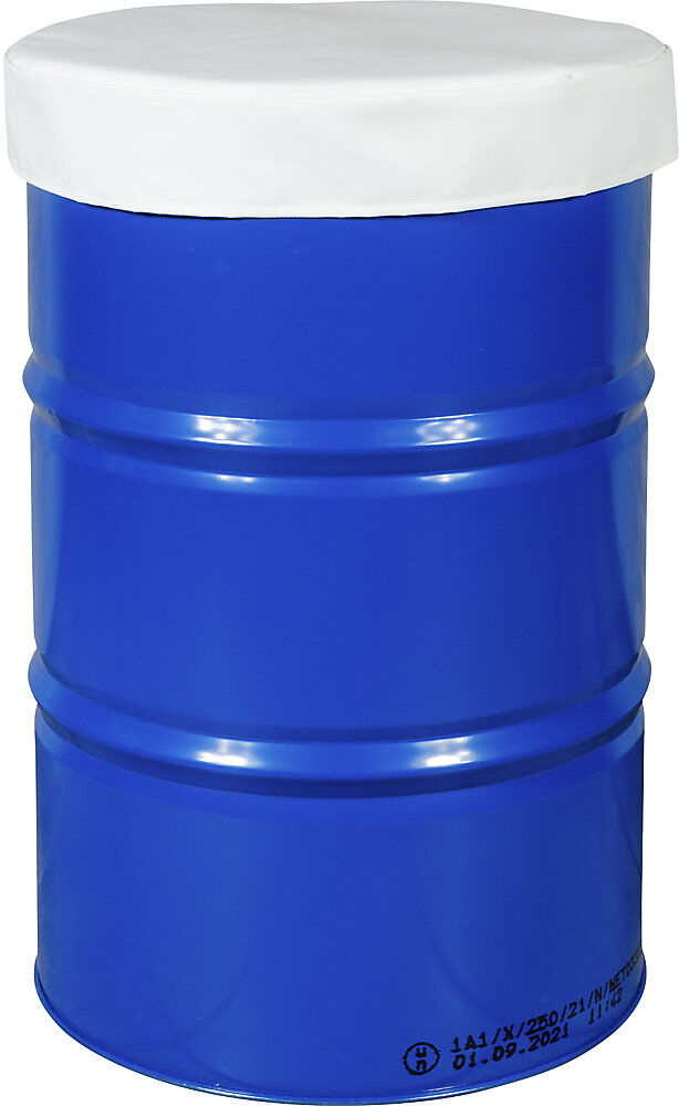 Fass-Isolierhaube, für 200-l-Fässer Lebensmittel und Pharmazeutika, weiß kaiserkraft