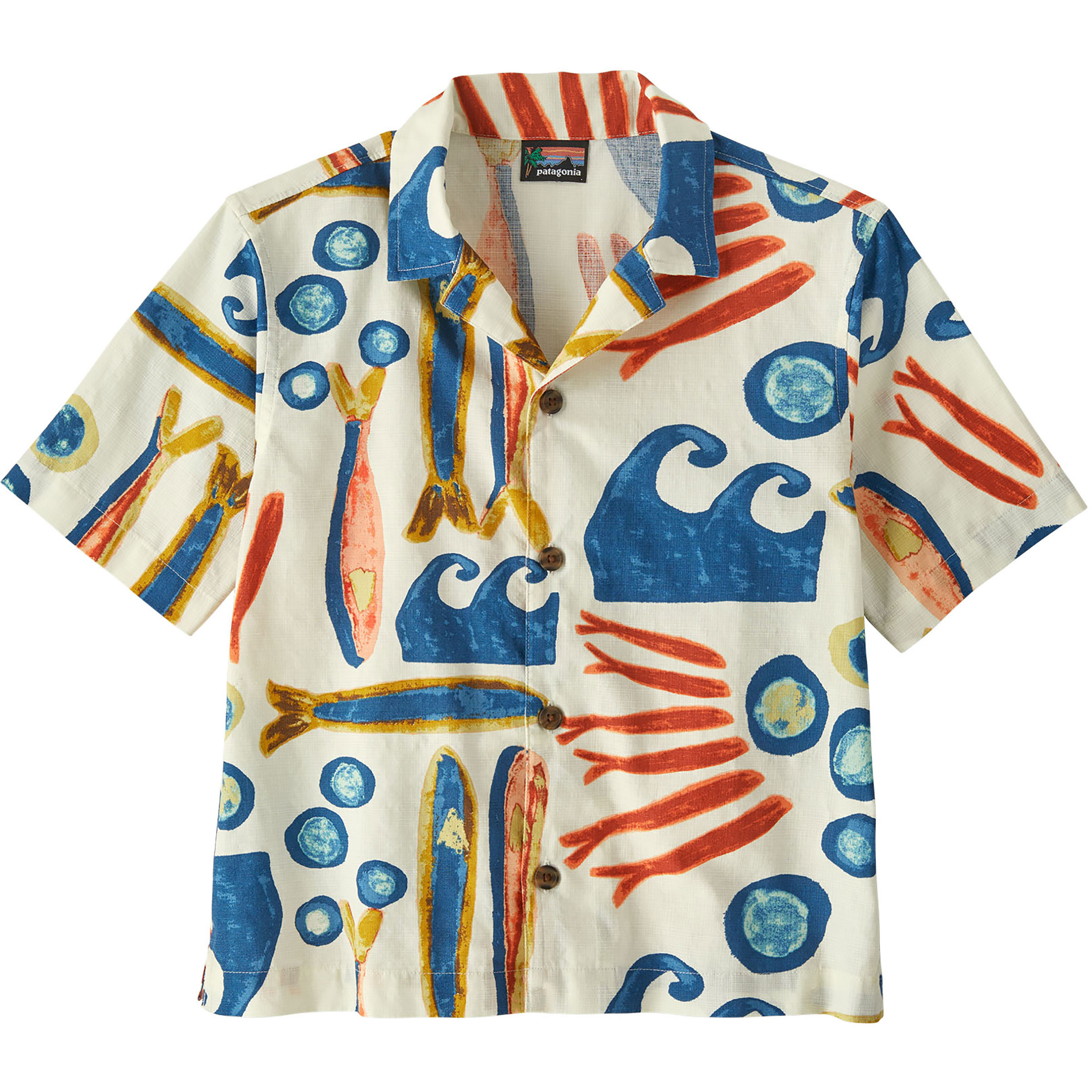 Patagonia K's Tidal Threads Kinder Hemden grau Größe 118 Lifestyle Hautfreundlich
