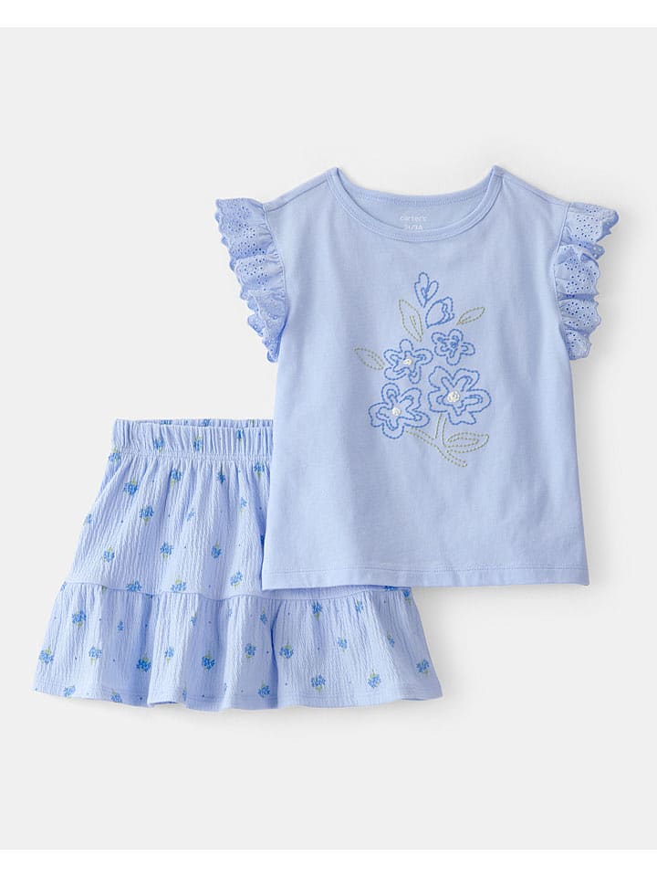 carter's 2tlg. Outfit in Hellblau - 110