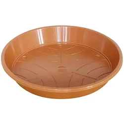 40x Geli, Blumentopf Zubehör, Untersetzer Standard 14cm terracotta