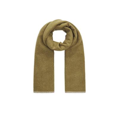 Modetuch CODELLO "Codello Schal", Damen, grün, Obermaterial: 100% Polyester PES., uni, Modetücher, mit Zierstich