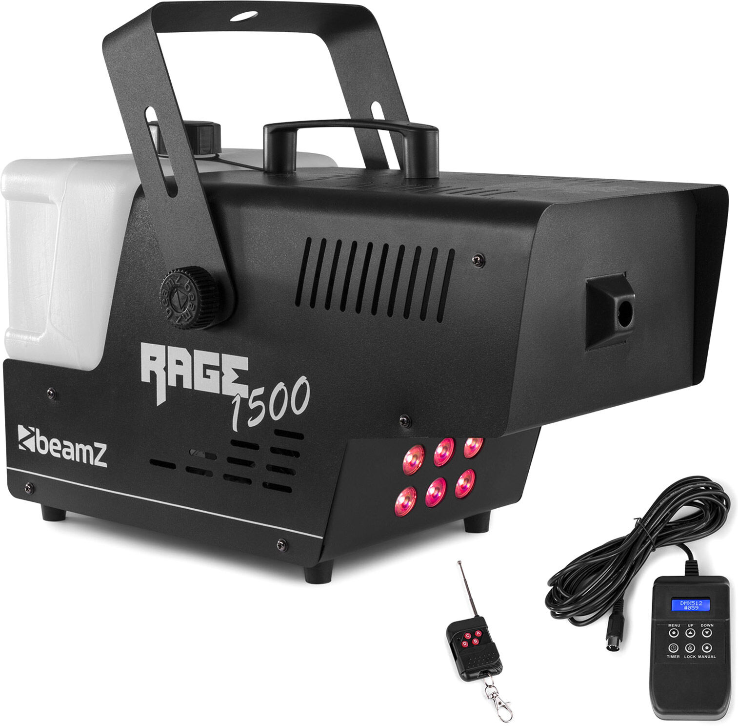 Beamz Rage 1500led Nebelmaschine Mit Timer Controller