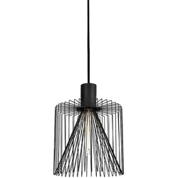 Wever & Ducré Schirm WIRO 1.8 CAGE, Ø 18.7cm, lackierter Stahl, ohne Abhängung + Leuchtmittel, mattschwarz WEV-209200B0