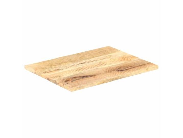KLGBNCVE Tischplatte Massivholz Mango 25-27 mm 70x60 cm Rustikaler Industriestil, Robustes Tropenholz, Für Esszimmer, Restaurant, Café, Hotel, Einfach zu Reinigen